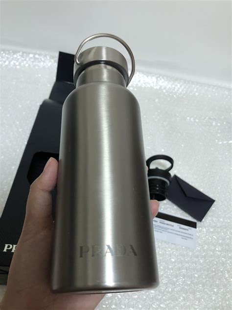 prada tumbler gold|prada stainless steel bottle.